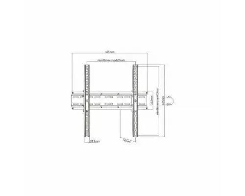 Кронштейн Ultramounts UM 833T черный