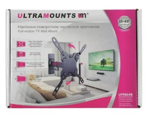 Кронштейн Ultramounts UM 864B черный