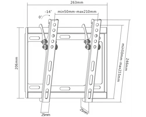Кронштейн Ultramounts UM831TW белый