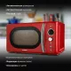 Микроволновая печь Hyundai HYM-D3037 красный/серебристый