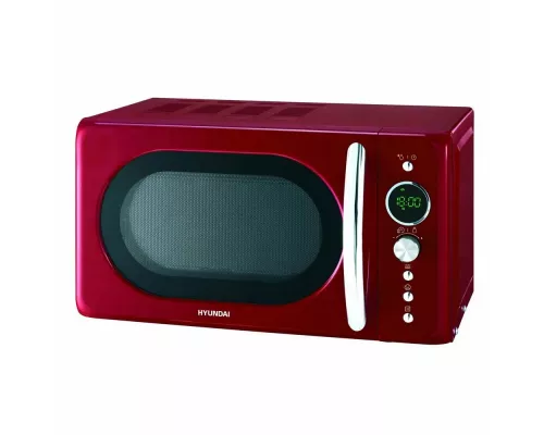 Микроволновая печь Hyundai HYM-D3037 красный/серебристый