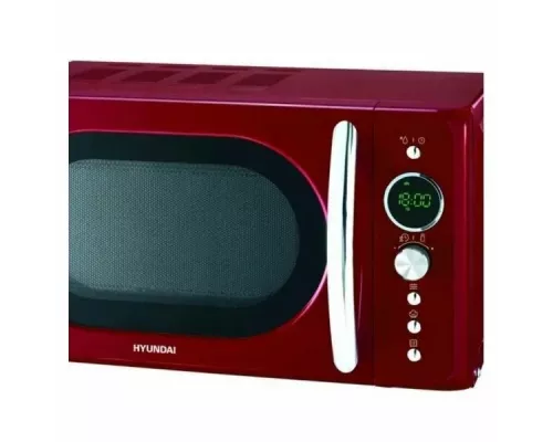 Микроволновая печь Hyundai HYM-D3037 красный/серебристый
