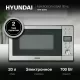 Микроволновая печь Hyundai HYM-D3043 серебристый