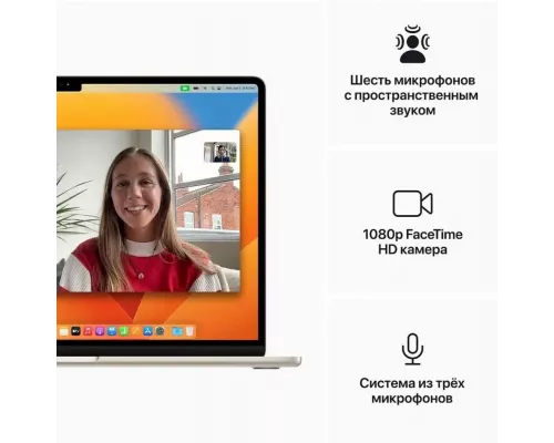 Ноутбук Apple MacBook Air 15 M2 8/256GB Gray MQKP3 (USA)