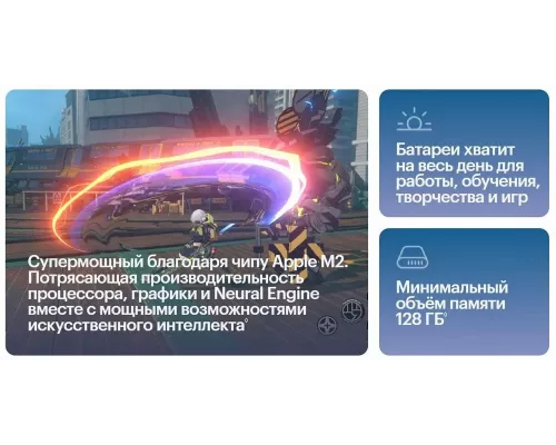 Планшет Apple iPad Air 11 M2 128GB Blue Wi-Fi (USA)