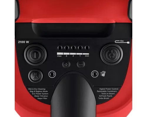 Пылесос Bosch BWD421PET красный