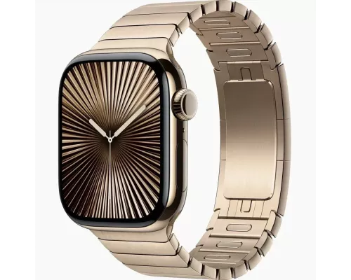 Смарт-часы Apple Watch S10 46mm Gold Titanium Gold Link Bracelet (MX183) (USA)