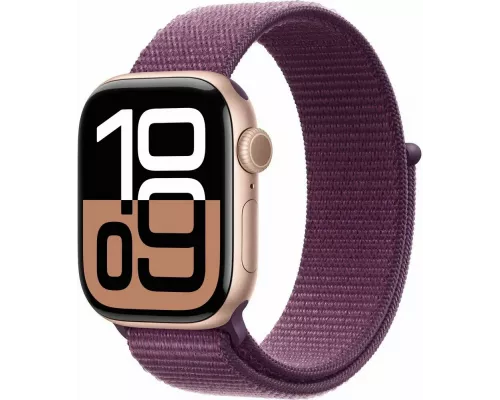 Смарт-часы Apple Watch S10 46mm Rose Gold Plum Loop (USA)