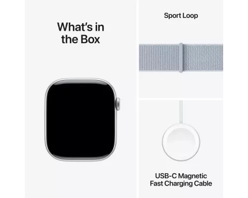 Смарт-часы Apple Watch S10 46mm Silver Blue Cloud Loop (USA)
