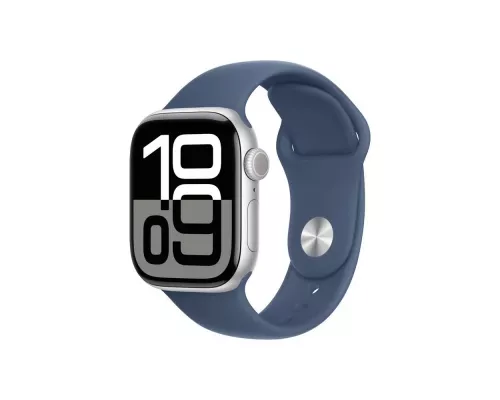 Смарт-часы Apple Watch S10 46mm Silver Denim M/L (USA)