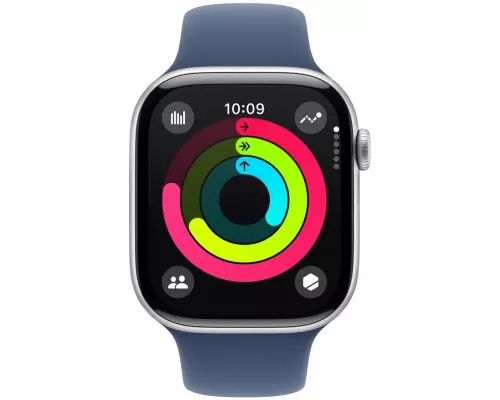 Смарт-часы Apple Watch S10 46mm Silver Denim M/L (USA)