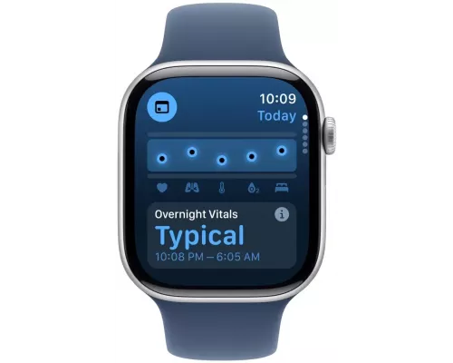 Смарт-часы Apple Watch S10 46mm Silver Denim M/L (USA)