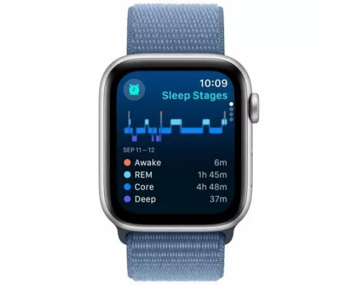 Смарт-часы Apple Watch SE2 44mm Silver Winter Blue Loop (USA)