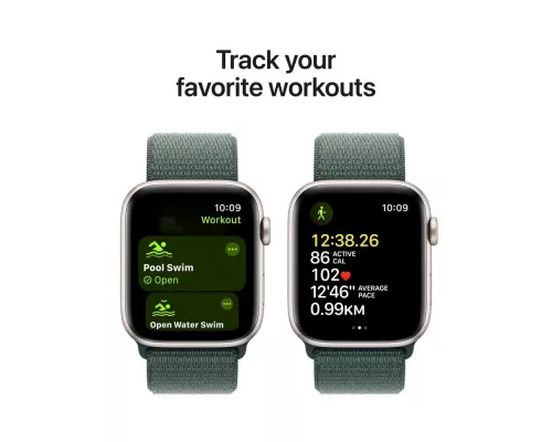 Смарт-часы Apple Watch SE2 44mm Starlight Lake Green Loop (USA)