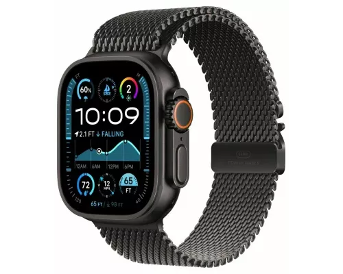 Смарт-часы Apple Watch Ultra 2 (2024) Black Milanese Loop M (MX5U3) (USA)