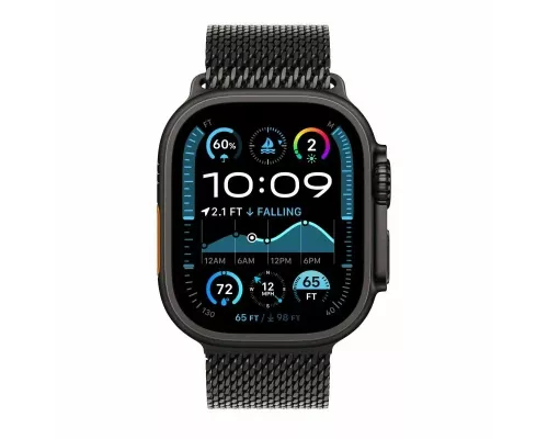 Смарт-часы Apple Watch Ultra 2 (2024) Black Milanese Loop M (MX5U3) (USA)