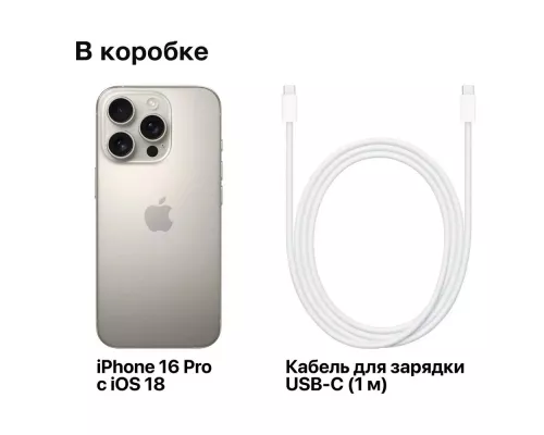Смартфон Apple iPhone 16 Pro 256GB Natural (Japan)