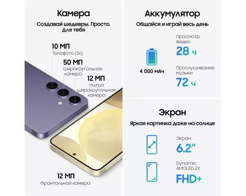Смартфон Samsung S24 8/256GB Gray