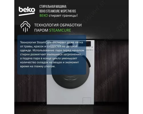 Стиральная машина Beko WSPE7H616S