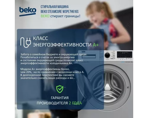 Стиральная машина Beko WSPE7H616S