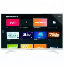 Телевизор LEFF 40F541T белый