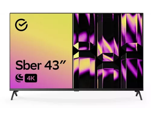 Телевизор SBER SDX 43U4123B черный