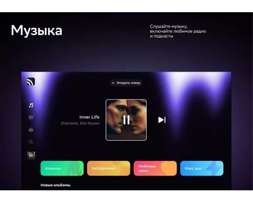 Телевизор SBER SDX 43U4124 черный