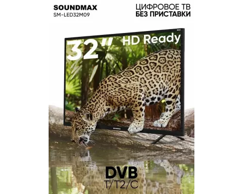 Телевизор Soundmax SM-LED32M09 черный