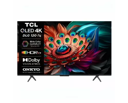 Телевизор TCL 50C655 черный
