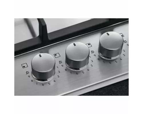 Варочная поверхность AEG HGB64420SM нержавеющая сталь