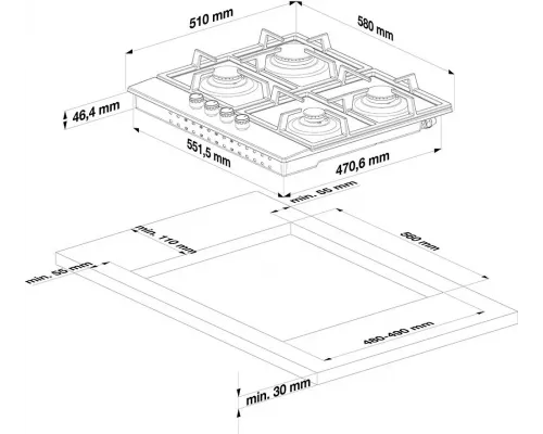 Варочная поверхность Beko HILW64122S