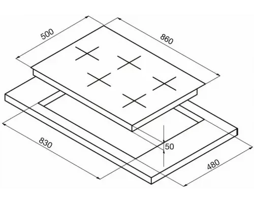 Варочная поверхность Korting HG 965 CTX