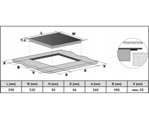 Варочная поверхность Korting HK 60003 B