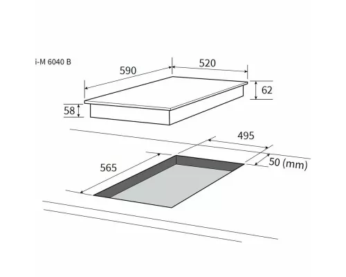 Варочная поверхность NORDFROST i-M 6040 B