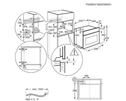 Духовой шкаф Electrolux EVL6E46X серебристый