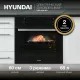 Духовой шкаф Hyundai HEO 6230 BG черное стекло