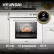 Духовой шкаф Hyundai HEO 6745 WG белый