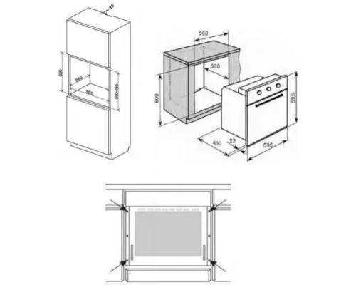 Духовой шкаф LEX EDP 093 IX NEW