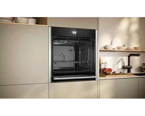 Духовой шкаф NEFF B64CS31N0 черный/нержавеющая сталь