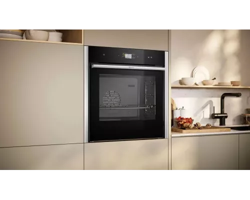 Духовой шкаф NEFF B64FS31N0 черный/нержавеющая сталь