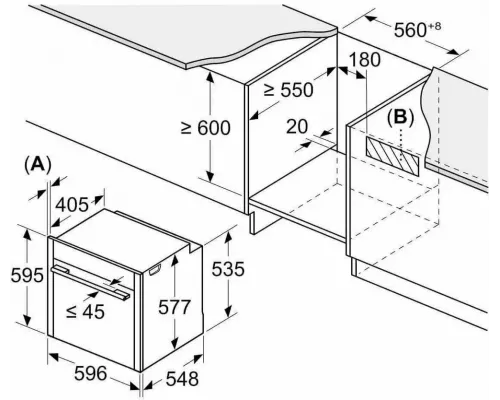 Духовой шкаф NEFF B64FS31N0 черный/нержавеющая сталь