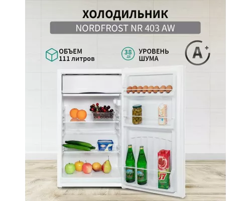Холодильник Nordfrost NR 403 AW белый