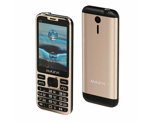 Мобильный телефон Maxvi X10 Metallic gold