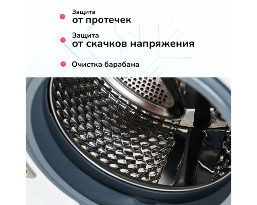Стиральная машина Manya M1272WBLZ белый\черный