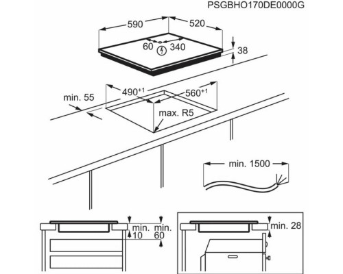 Варочная поверхность Electrolux EHF6241 FOK