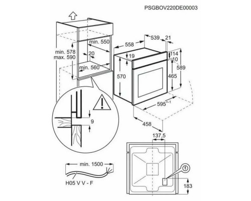 Духовой шкаф Electrolux EOF5H40BX