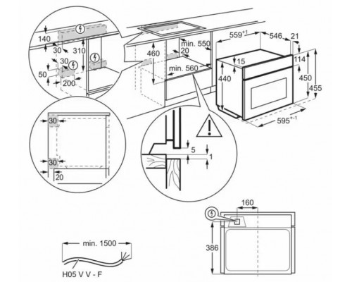 Духовой шкаф AEG KMK965090T черный матовый