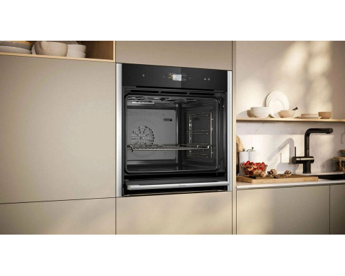 Духовой шкаф NEFF B64FS31N0 черный/нержавеющая сталь Духовой шкаф NEFF B64FS31N0 черный/нержавеющая сталь