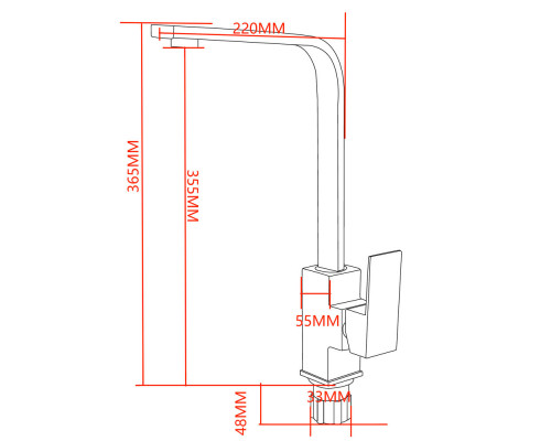 Смеситель для кухни Stemix PL707-011F