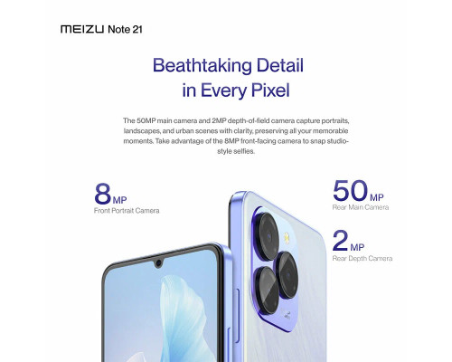 Смартфон Meizu Note 21 4/256Gb черный